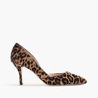 J.Crew Collection colette d'Orsay pumps in leopard calf hair