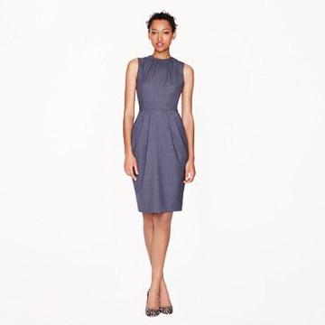 J.Crew Keyhole dress in Super 120s
