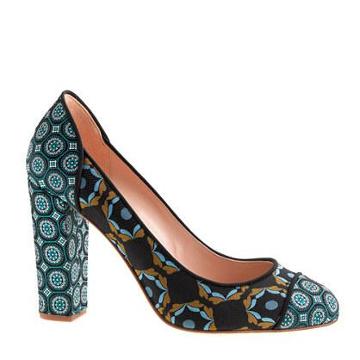 J.Crew Collection Etta printed cap toe pumps