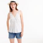 J.Crew Collection embroidered summer top