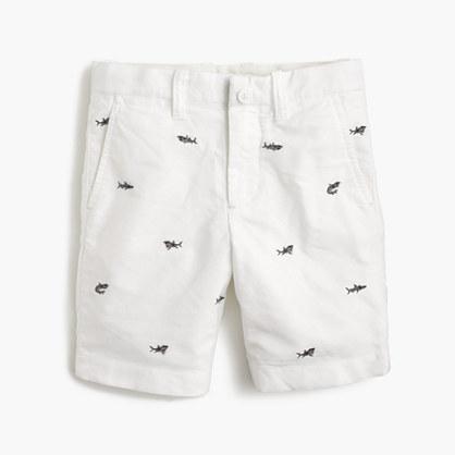 J.Crew Boys' critter oxford short in sharks