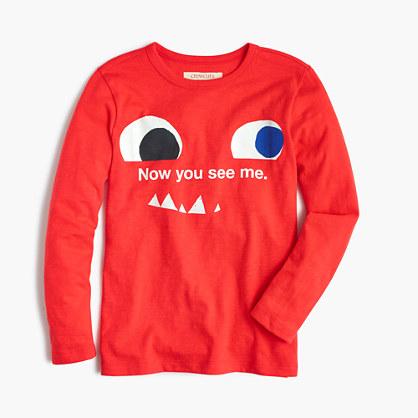 J.Crew Boys' long-sleeve glow-in-the-dark tricky monster T-shirt