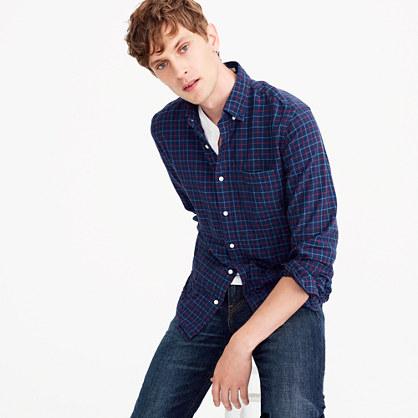 J.Crew Slim American Pima cotton oxford shirt in tattersall