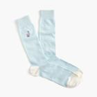 J.Crew Embroidered critter socks