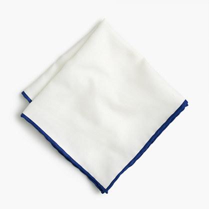 J.Crew Tipped cotton pocket square