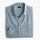 J.Crew Slim slub cotton shirt in heather river
