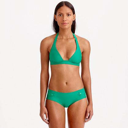 J.Crew Sculpted halter bikini top