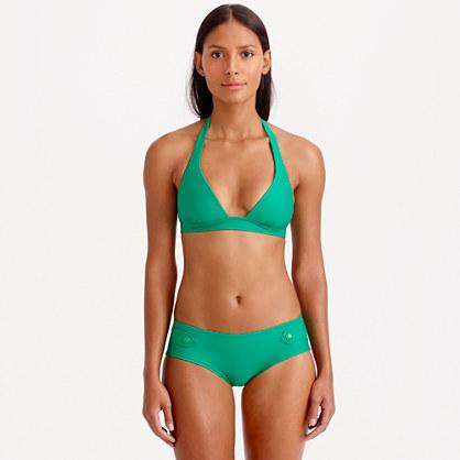 J.Crew Sculpted halter bikini top