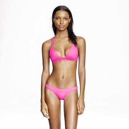 J.Crew Neon sculpted halter top