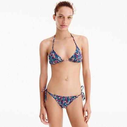 J.Crew String bikini top in star print