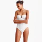 J.Crew U-front bandeau one-piece