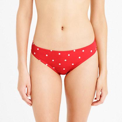 J.Crew Bikini bottom in polka dot