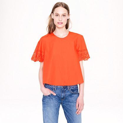 J.Crew Laser-cut shirt