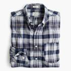 J.Crew Slim madras shirt in ocean sun