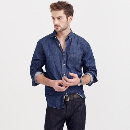 J.Crew Midweight denim shirt