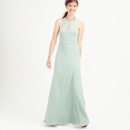 J.Crew Kendall gown in drapey matte crepe
