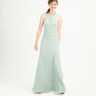 J.Crew Kendall gown in drapey matte crepe