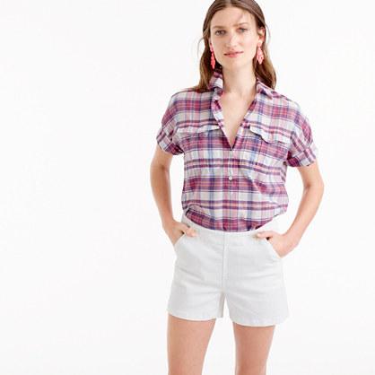 J.Crew Denim sailor short in white