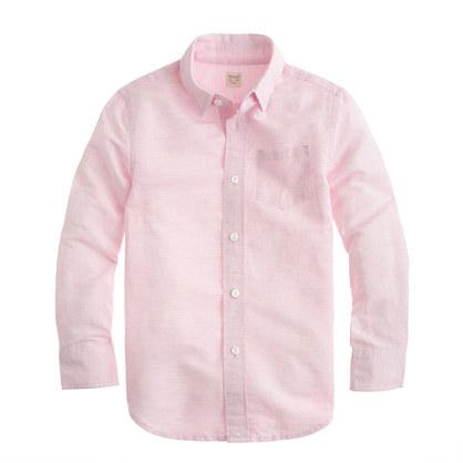 J.Crew Boys' linen shirt
