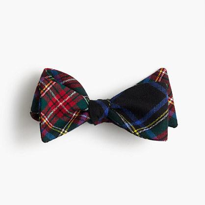 J.Crew Wool bow tie in tartan