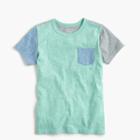 J.Crew Boys' short-sleeve colorblocked pocket T-shirt