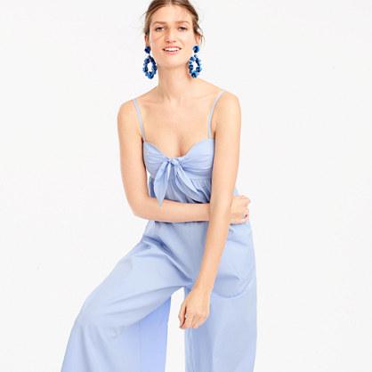 J.Crew Collection Thomas Mason® for J.Crew tie-front jumpsuit