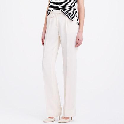 J.Crew Petite collection wide-leg trouser