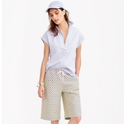 J.Crew Collection mixed Italian jacquard short