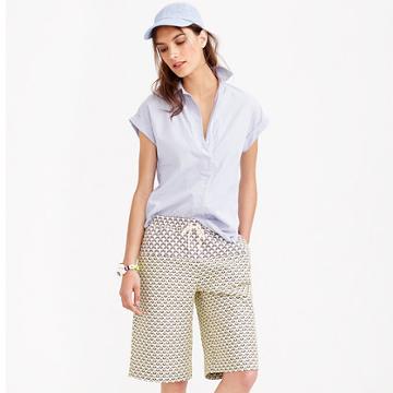 J.Crew Collection mixed Italian jacquard short