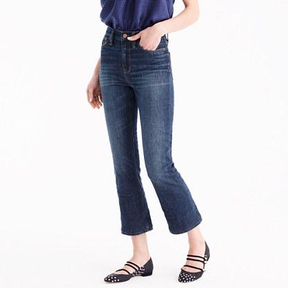 J.Crew PetiteBillie demi-boot crop jean in Loma Vista wash