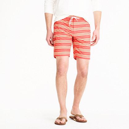 J.Crew 9 board short in red stripe
