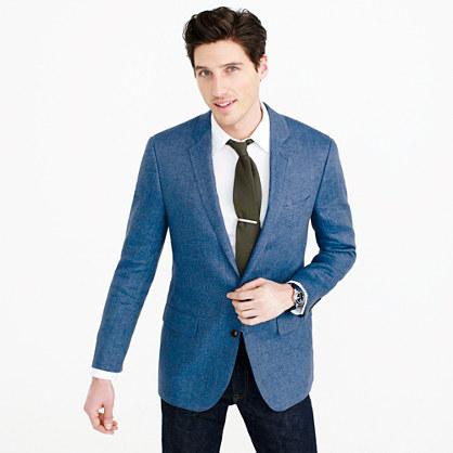 J.Crew Ludlow Italian linen blazer in brilliant blue