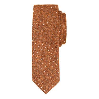 J.Crew English silk tweed tie in dot