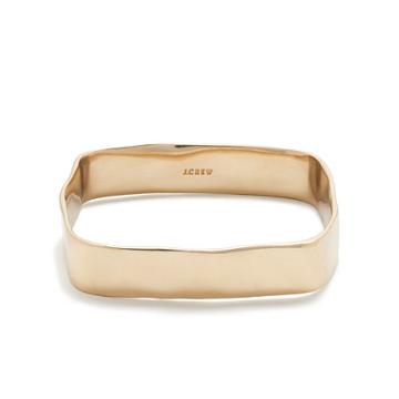J.Crew Bent square bangle bracelet