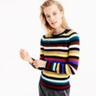 J.Crew Supersoft wool sweater in multistripe