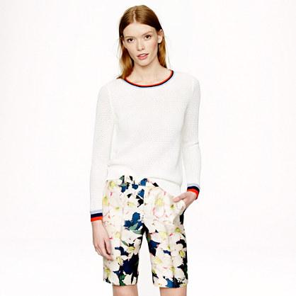 J.Crew Collection Eaton boy short in cove floral