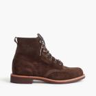 J.Crew Original Chippewa for J.Crew rough-out leather boots in chestnut