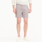 J.Crew Stretch dock short in olive grey chambray