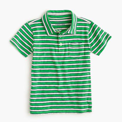 J.Crew Boys' polo shirt in lined stripe
