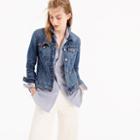 J.Crew Petite denim jacket in Newton wash