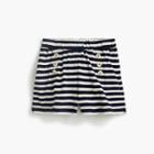 J.Crew Girls' sailor-style pull-on short in stripes