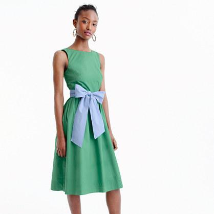 J.Crew A-line dress with tie