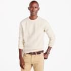J.Crew Wool cable crewneck sweater in ivory