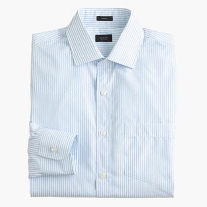 J.Crew Crosby shirt in end-on-end oasis blue stripe