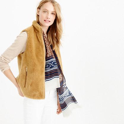J.Crew Plush fleece excursion vest