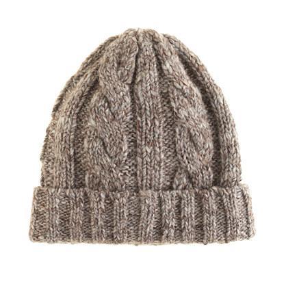 J.Crew Wool cable-knit hat