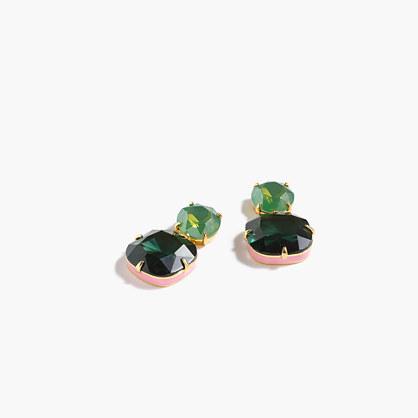 J.Crew Enamel edge earrings