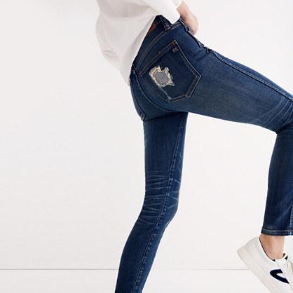 J.Crew Madewell 9 high-rise skinny jean in Japanese denim