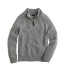 J.Crew Boys' cashmere half-zip sweater