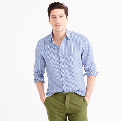 J.Crew Slim seersucker shirt in classic stripe